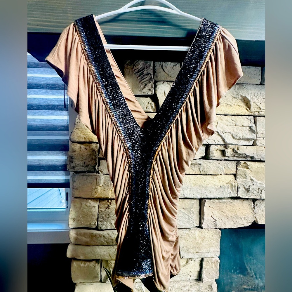 Vintage Sass & Bide worn by Jessica Simpson, taupe colour, very beautiful used.